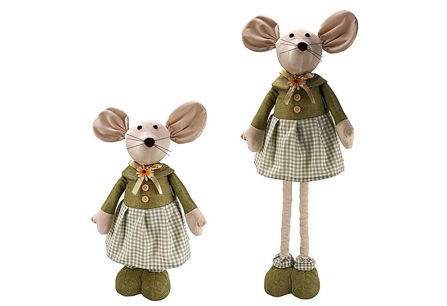 Online-Fuchs Dekofigur süße Maus mit Teleskopbeinen - ähnlich der Wichtelfa günstig online kaufen