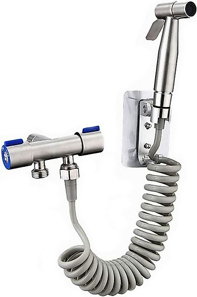 SinLaw Bidetarmatur Edelstahl Bidet-Sprühgerät,mit 2m Schlauch & Klemmmonta günstig online kaufen