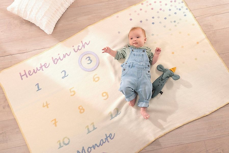 Babydecke Babydecke Milestone, Biederlack, Babydecke Milestone, die perfekt günstig online kaufen