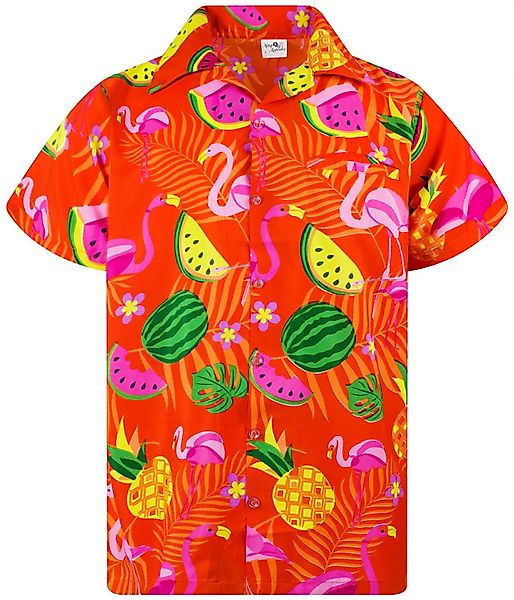 King Kameha Hawaiihemd Flamingo Melone Funky günstig online kaufen