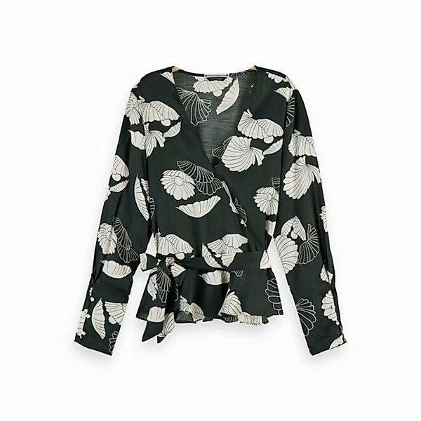 Maison Scotch Blusenshirt Maison Scotch Damen Bluse Feminine Wrap Top 15709 günstig online kaufen