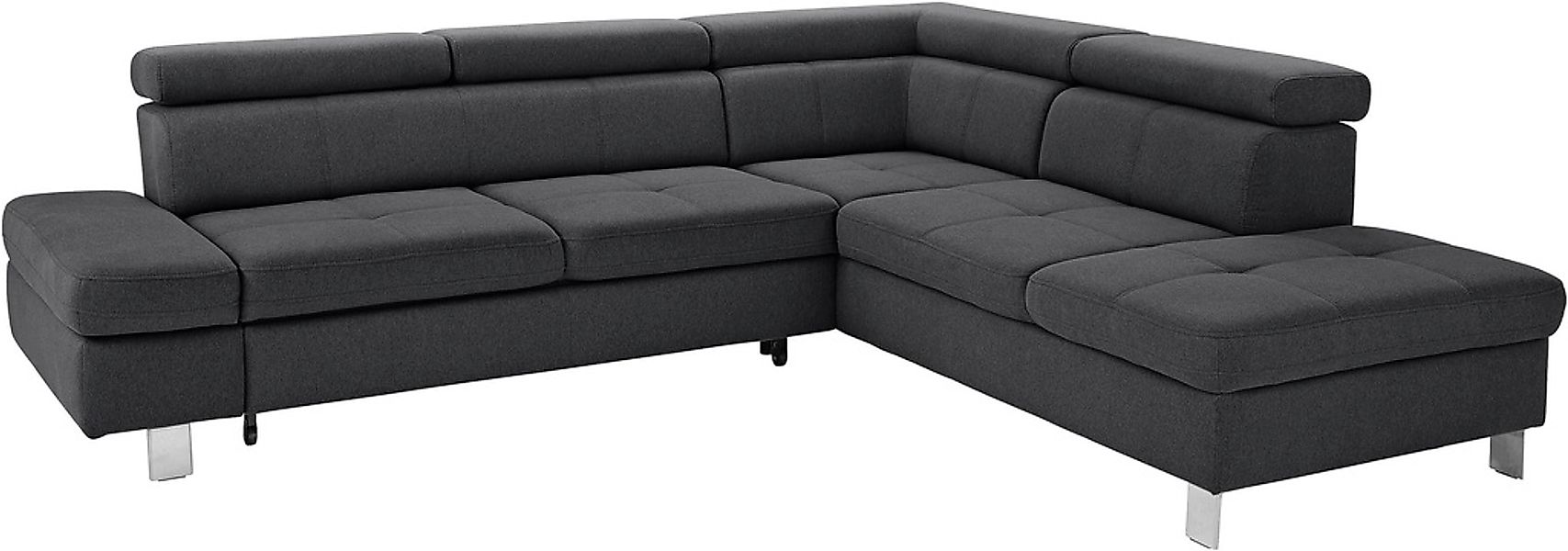 exxpo - sofa fashion Ecksofa »Fiji, L-Form«, mit Kopf- bzw. Rückenverstellu günstig online kaufen