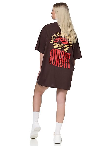 Worldclassca T-Shirt Worldclassca Oversized Print SUNSET günstig online kaufen