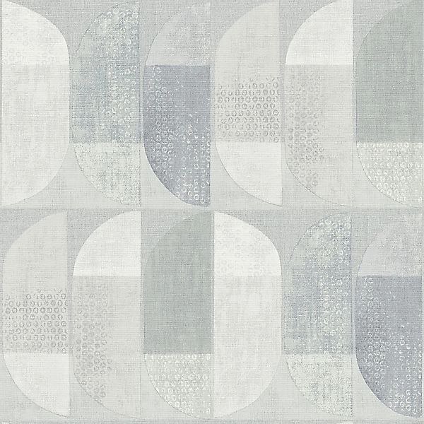 PROFHOME 375315-GU Grafik Tapete Geometrisch Matt Grau 0,53 m x 10,05 m 5,3 günstig online kaufen