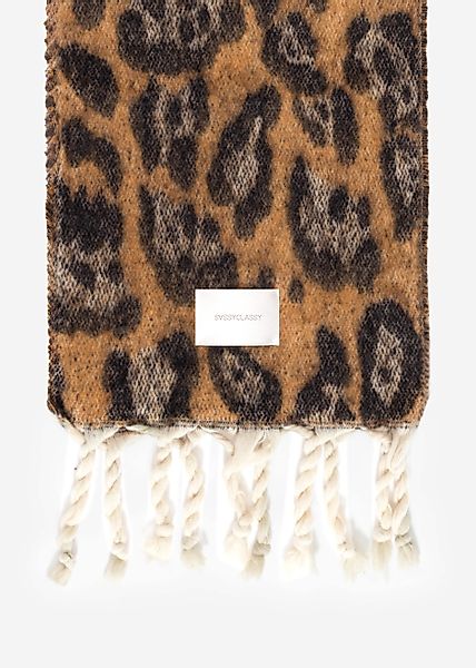 SASSYCLASSY Schal Schal Damen mit Leo-Print günstig online kaufen