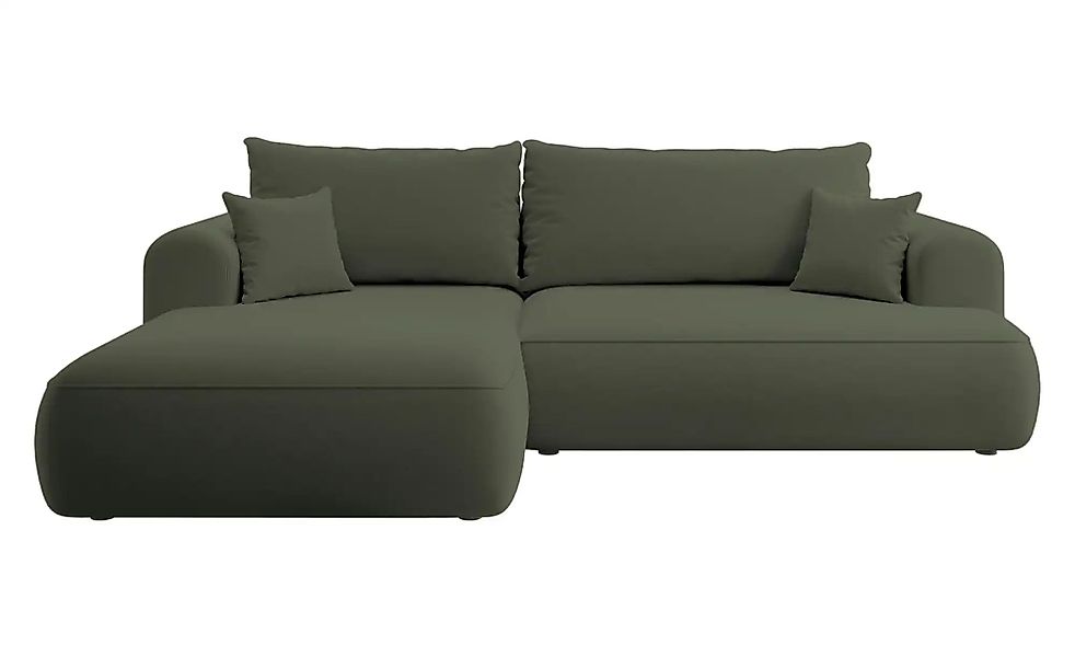 Selsey Ecksofa mit Schlaffunktion Ovo ¦ grün ¦ Maße (cm): B: 260 H: 93 Pols günstig online kaufen
