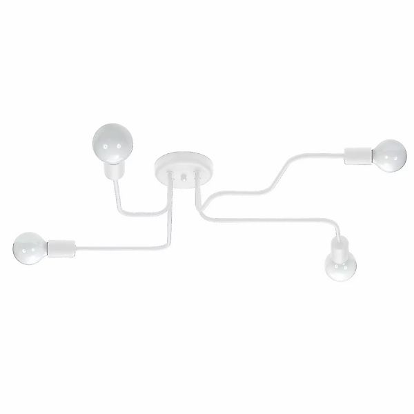 Sollux Lighting Kronleuchter Vector 4 Weiß günstig online kaufen