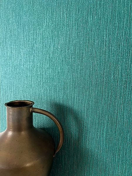 Newroom Vliestapete Tabris Petrol Tapete Universal Unifarbe,Struktur,Monoch günstig online kaufen