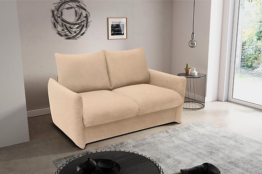DOMO collection Schlafsofa »700023 Schlaffunktion, Federkern, 2-Sitzer, sta günstig online kaufen