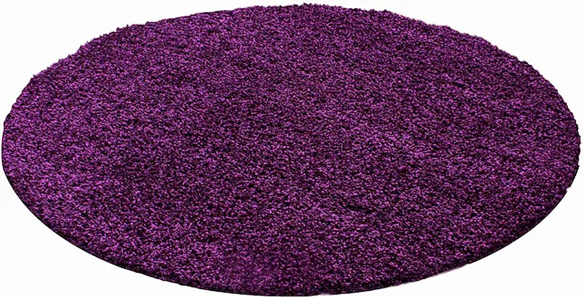 Ayyildiz Teppiche Hochflor-Teppich »Life Shaggy 1500«, rund, 30 mm Höhe, au günstig online kaufen