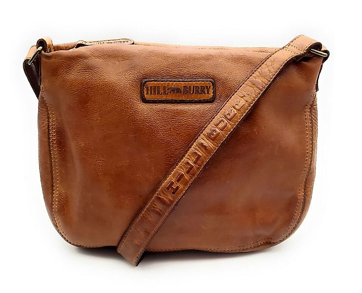 Hill Burry Schultertasche echt Leder Damen Handtasche aus edlem Waschleder günstig online kaufen
