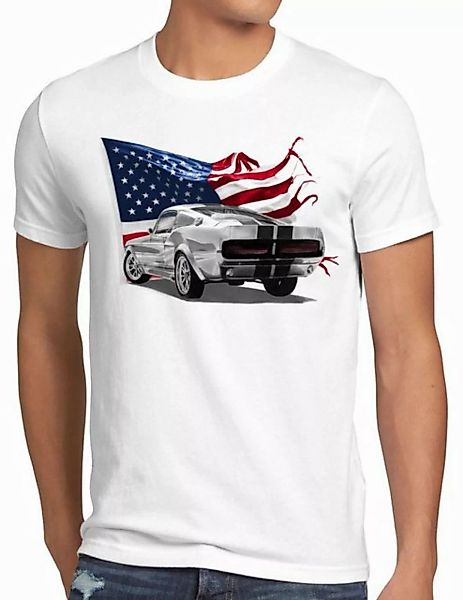 style3 T-Shirt Stars Stripes Muscle Car eleanor mustang ford eleanor gt500 günstig online kaufen