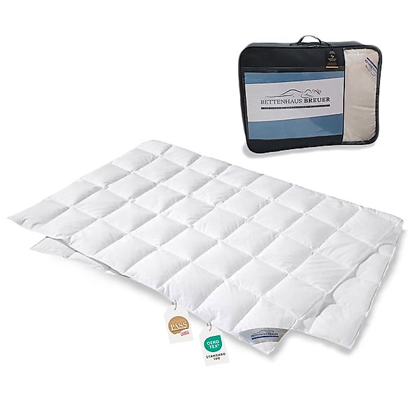 Daunenpass Sommer Daunen Bettdecke Sommerbett Sommerdecke 320g 135x200 günstig online kaufen