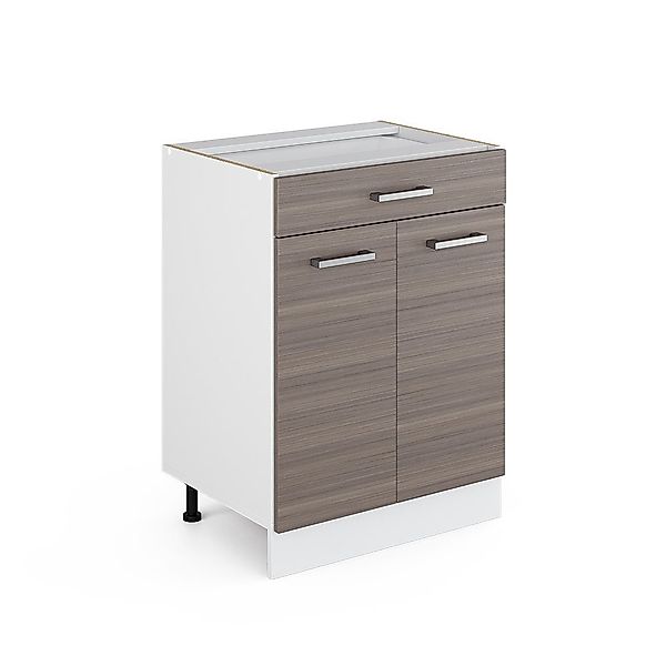 Vicco Schranksystem R-Line, Grau/Weiß, 60 cm günstig online kaufen