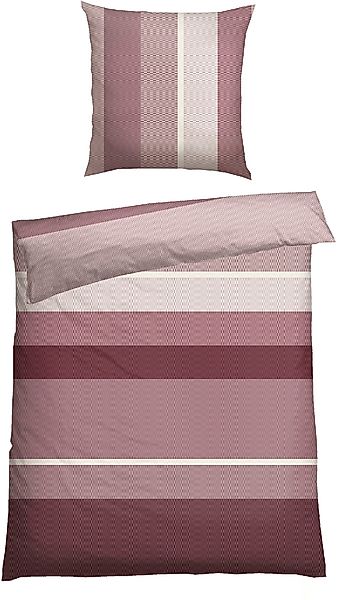 Schiesser Bettwäsche Endy Stripes aus weicher günstig online kaufen