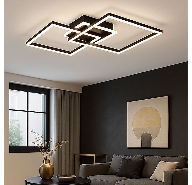 Reality Leuchten LED Deckenleuchte, LED-Leuchtmittel fest verbaut, Warmweiß günstig online kaufen