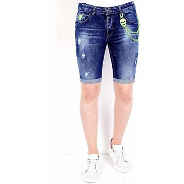 Local Fanatic  7/8 & 3/4 Hosen Shorts Kurz Mit Farbspritzer günstig online kaufen