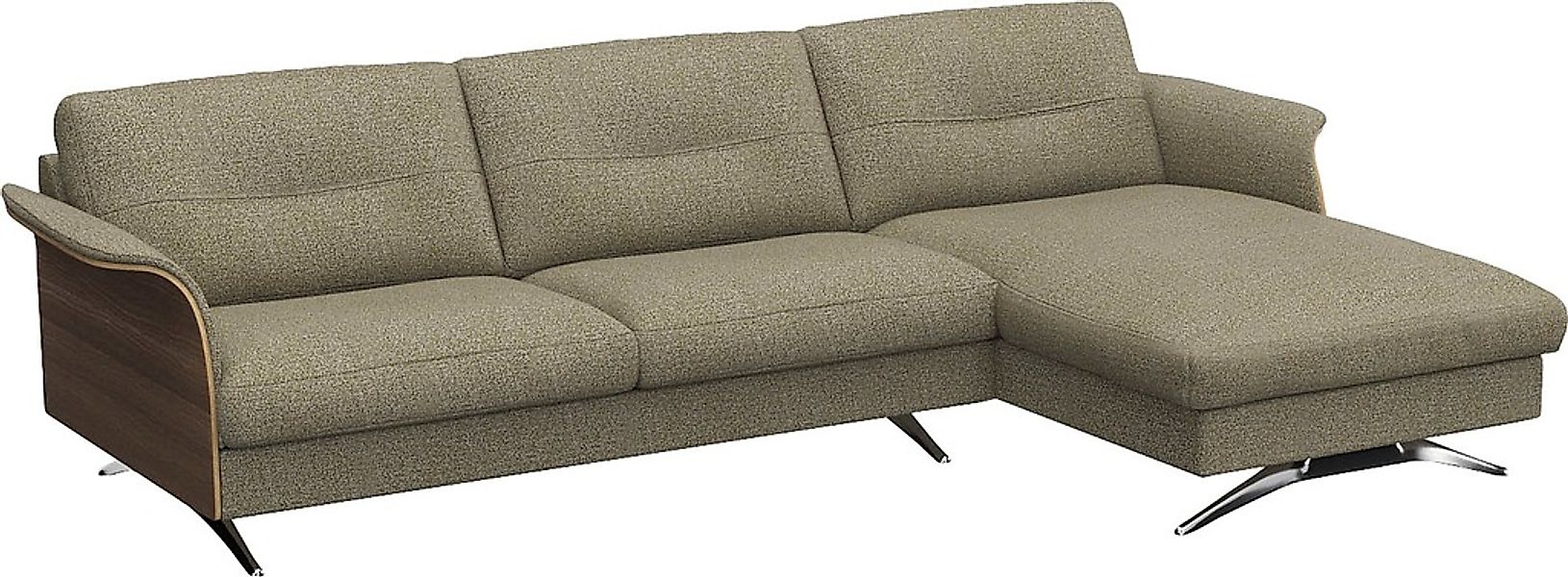 FLEXLUX Ecksofa »Glow, super bequem durch hochwertigem Sitzaufbau mit Feder günstig online kaufen