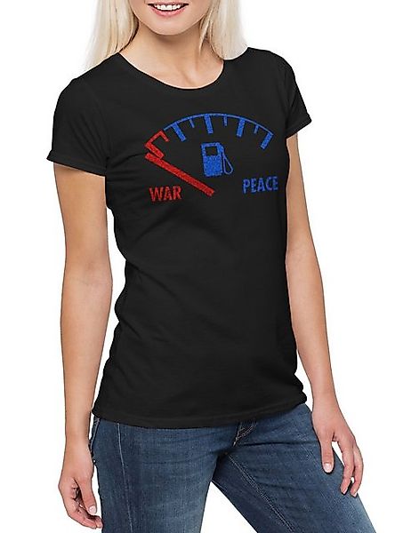 Urban Backwoods Print-Shirt Gas Wars Damen T-Shirt Save World Green Energy günstig online kaufen
