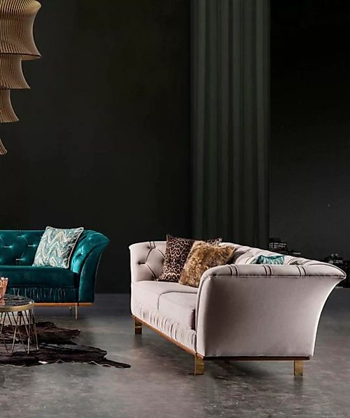 JVmoebel Sofa Luxuriöses Textil Sofa Wohnzimmer Couch Moderne Posltersofas, günstig online kaufen