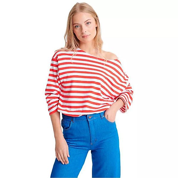 Superdry Edicruise Langarm-t-shirt M Red Stripe günstig online kaufen