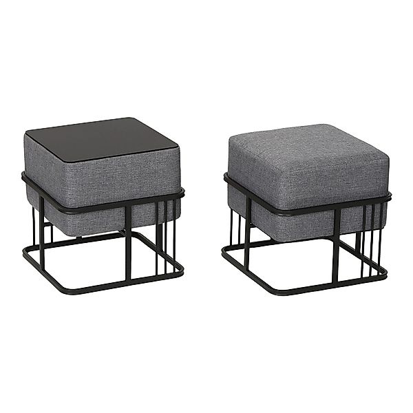 en.casa Sitzhocker (2er Set), »Tas« mit günstig online kaufen