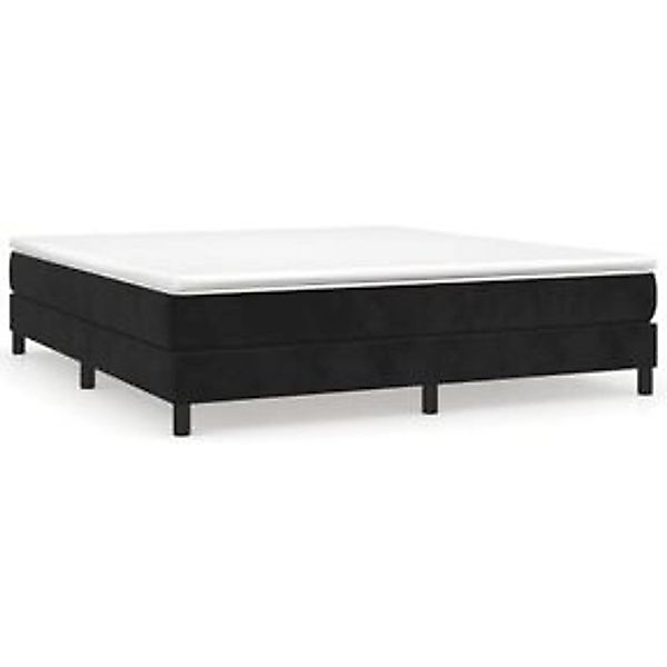 vidaXL Boxspringbett Schwarz 160x200 cm Samt1357767 günstig online kaufen