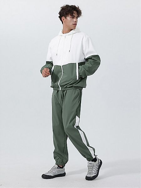 YOUTHUP Sportanzug, Herren Colorblock-Trainingsanzug für Frühling und Herbs günstig online kaufen