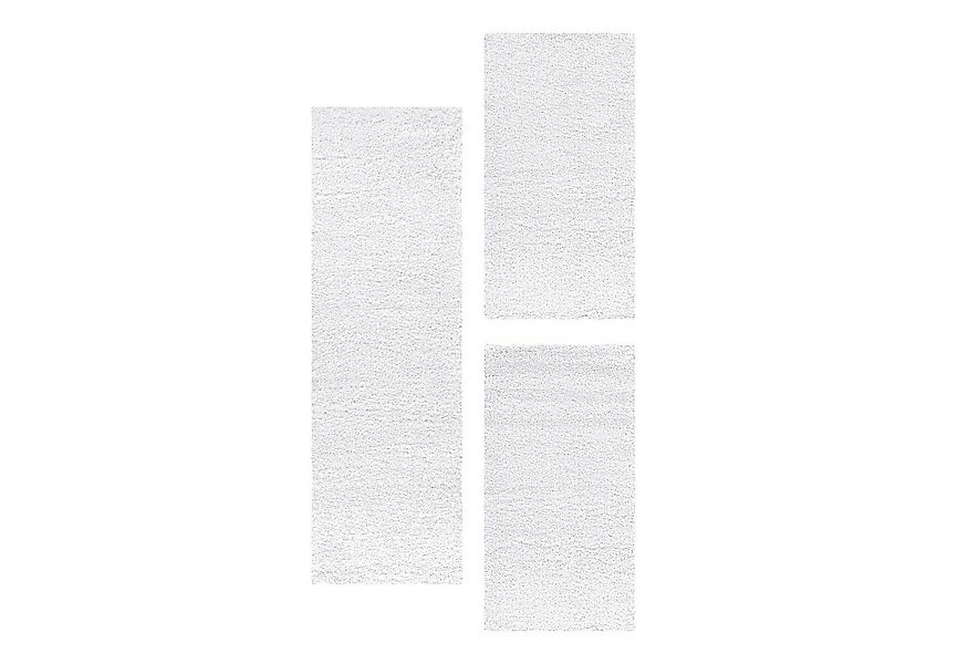 SIMPEX24 Hochflor-Bettumrandung Unicolor - Einfarbig, Höhe 50 mm, (Bett-Set günstig online kaufen