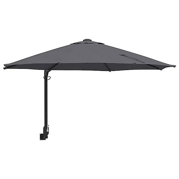 vidaXL Gartenparasol Anthrazit und Schwarz 248 x 248 x 148 cm 42003229 günstig online kaufen