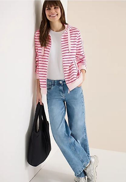 CECIL Langarm Sweatjacke mit Kapuze günstig online kaufen