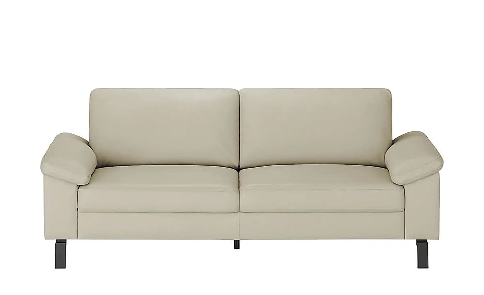 Max Schelling Ledersofa mit Winkelfüßen Maximum ¦ creme ¦ Maße (cm): B: 204 günstig online kaufen