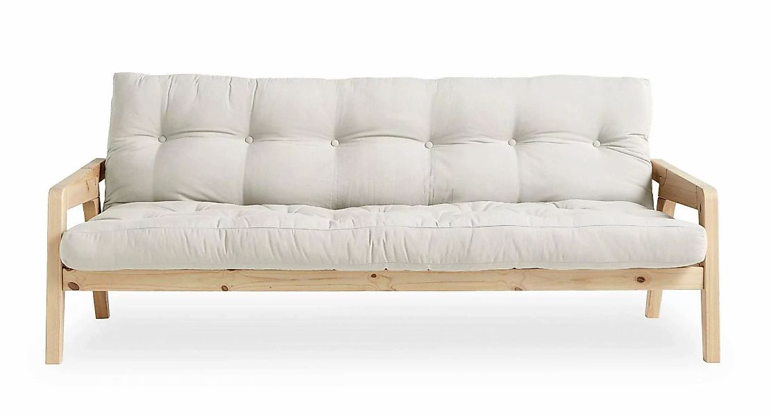 Karup Design Schlafsofa, Mit Holzstruktur, inkl. Futonmatratze, Liegefläche günstig online kaufen