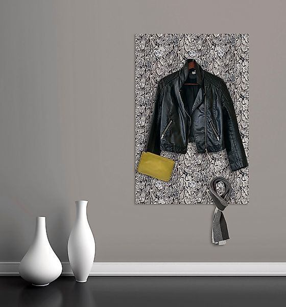 queence Garderobenleiste »Krokodil« mit 6 Haken, 80 x 120 cm günstig online kaufen