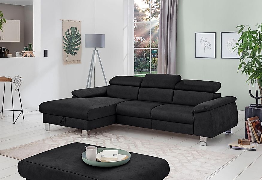 COTTA Polstergarnitur Komaris L-Form, B: 242 günstig online kaufen