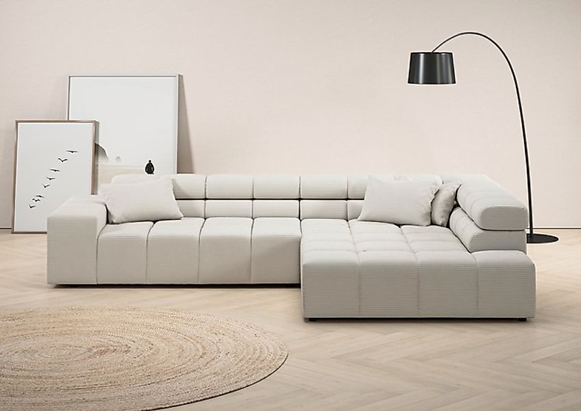INOSIGN Ecksofa »Ancona incl. Kopfteilverstellung, OTTOs Choice, Breite 319 günstig online kaufen