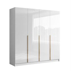 Lookway Kleiderschrank AUREL 4D mit Hochglanz günstig online kaufen