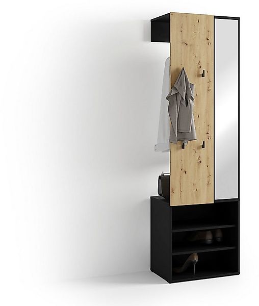 byLIVING Kompaktgarderobe Dielen - Set Andorra (1-St) maximale Ordnung auf günstig online kaufen