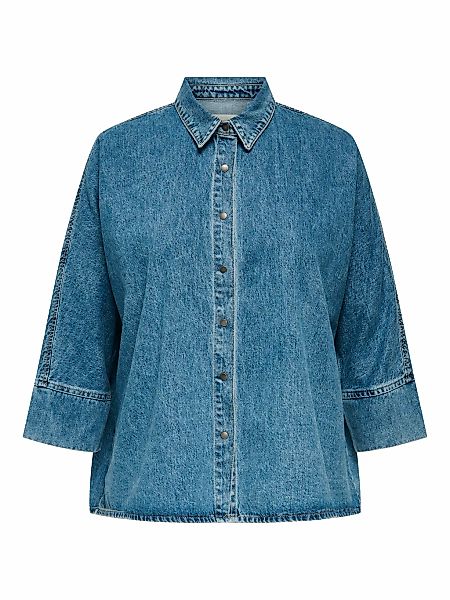 ONLY CARMAKOMA Jeansbluse "CARGRACE 3/4 DNM SHIRT CRO" günstig online kaufen