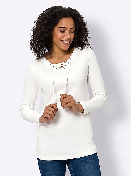 Sieh an! T-Shirt Longshirt Langarm günstig online kaufen