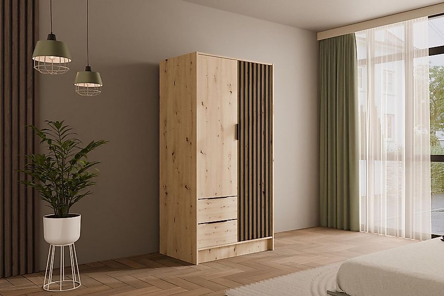 ALTDECOR Drehtürenschrank NELIA (Kleiderschrank Garderobenschrank mit viel günstig online kaufen