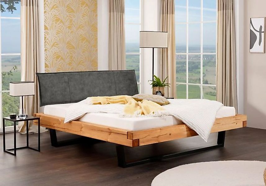 Main Möbel Massivholzbett Balkenbett 'Nicole' 140x200cm Kiefer massiv eiche günstig online kaufen