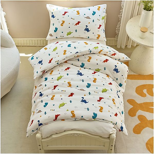 KEAYOO Kinderbettwäsche Muslin Bettwäsche Baumwolle Double günstig online kaufen