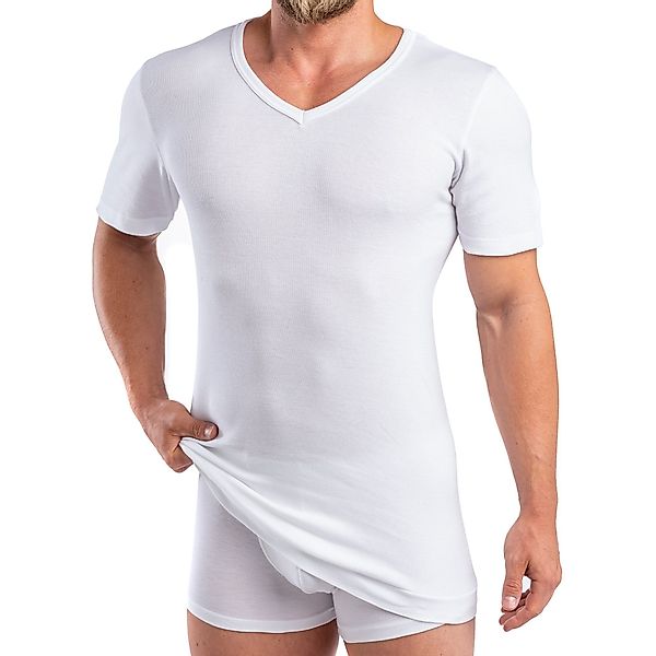 HERMKO Unterziehshirt 488710 Extralanges Herren kurzarm günstig online kaufen