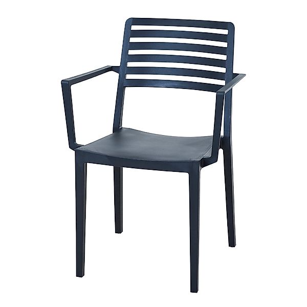 Siena Garden Stapelsessel Alley Anthrazit Glasfaserverstärkt 80 x 57 x 56 c günstig online kaufen