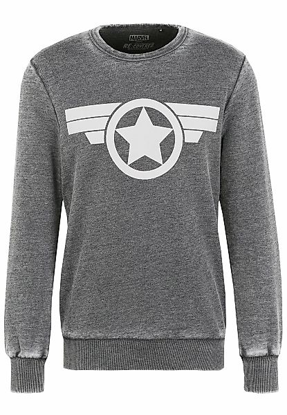 Recovered Sweatshirt "Marvel Captain America", mit coolem Marvel-Print günstig online kaufen