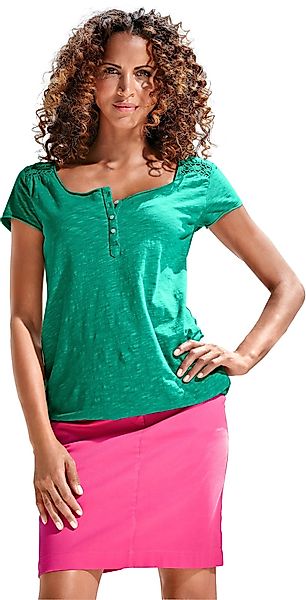 LINEA TESINI by heine Rundhalsshirt "Rundhals-Shirt", (1 tlg.) günstig online kaufen