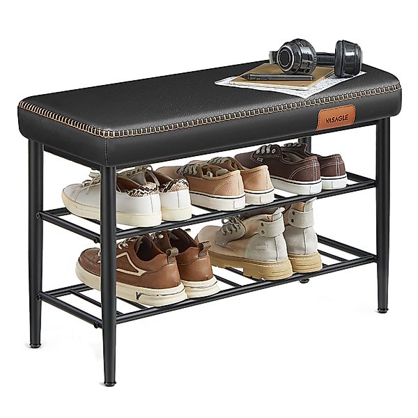 VASAGLE Schuhbank, Schuhregal, EKHO Series, Kunstleder, günstig online kaufen