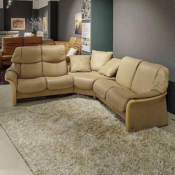 Stressless® Ecksofa Ecksofa Eldorado Leder Paloma Sand Buche günstig online kaufen