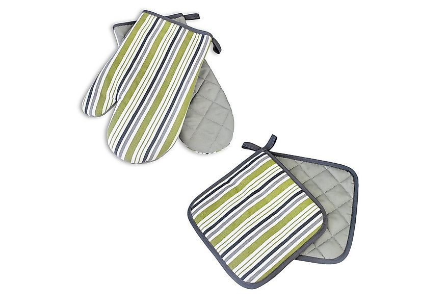 Delindo Lifestyle Topfhandschuhe Ofenhandschuhe, Topflappen, (4er Sparset, günstig online kaufen